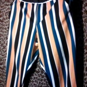 Stripe crop Pants